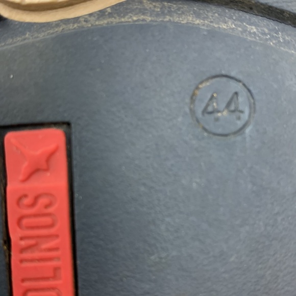 Pikolinos Mens Gray With Black Trim Oxford Leather Size 44 EU 10.5-11 US - Picture 9 of 9